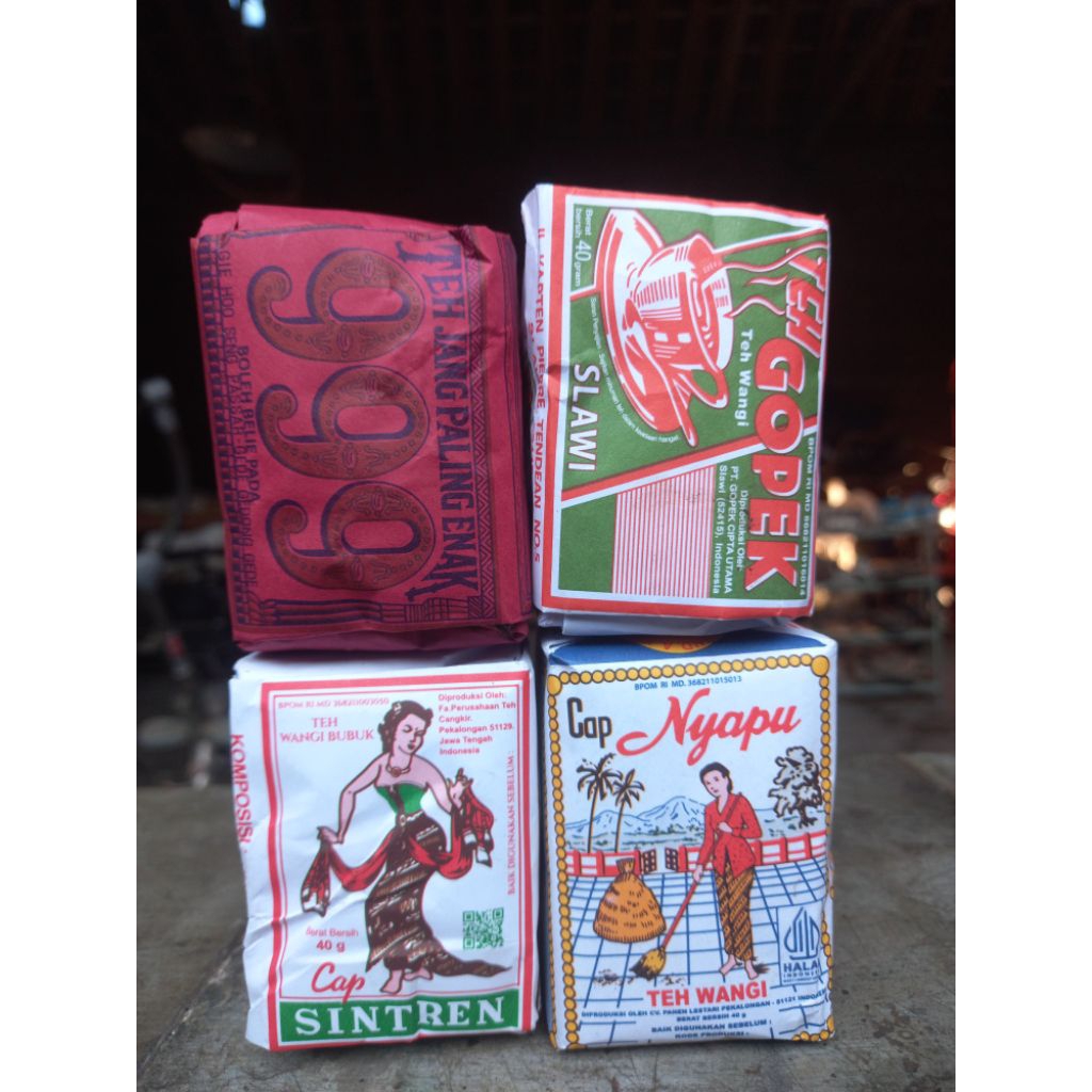 

Teh Racikan Khas Solo/paket isi 4/gopek,nyapu,sintren,999 merah