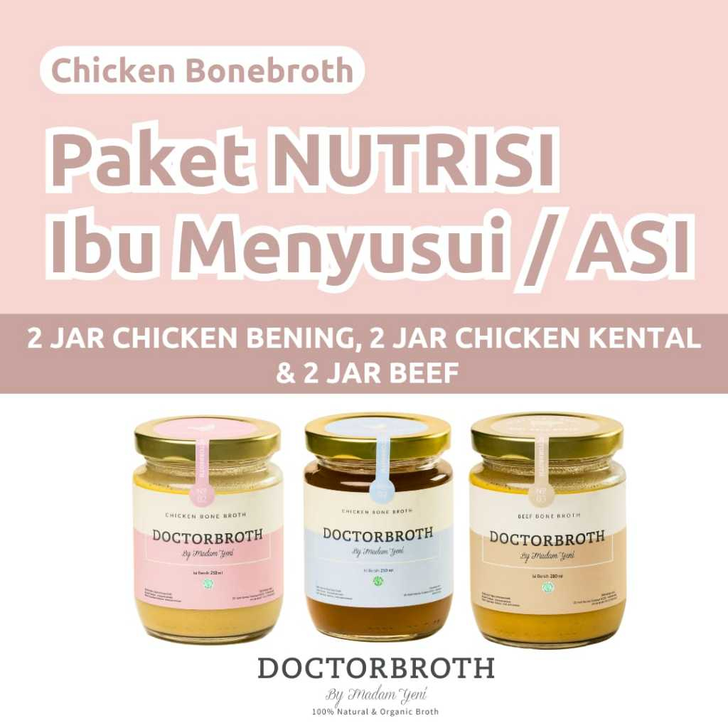 

Paket Nutrisi Ibu Menyusui Bone Broth DOCTORBROTH