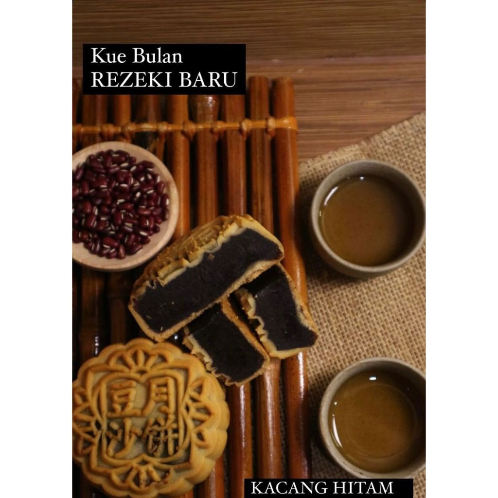 

MOONCAKE KUE BULAN REZEKI BARU KACANG HITAM / KACANG HITAM VEGE