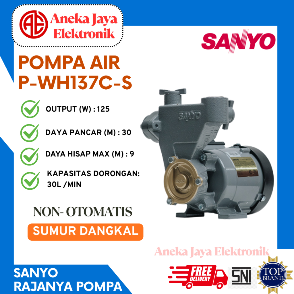 SANYO POMPA AIR P-WH137C-S