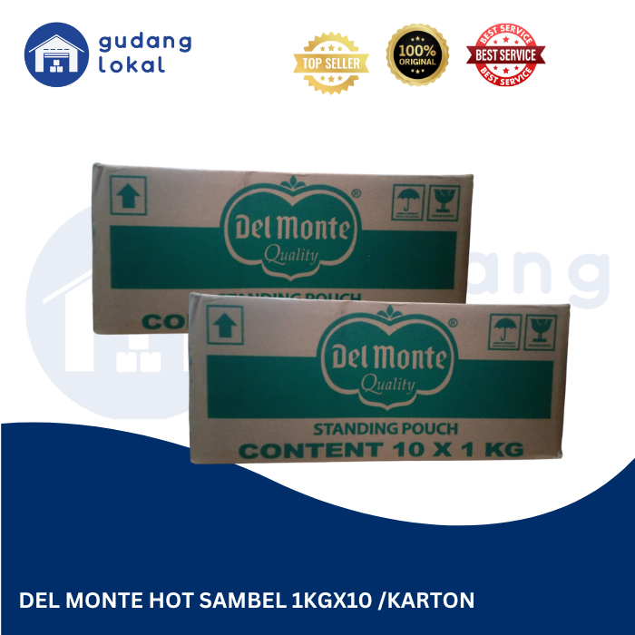 

DEL MONTE HOT CHILI / SAMBAL 1KGX10 /KARTON