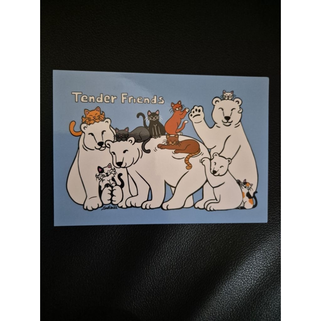 

kartu pos beruang titina/titina bear postcard