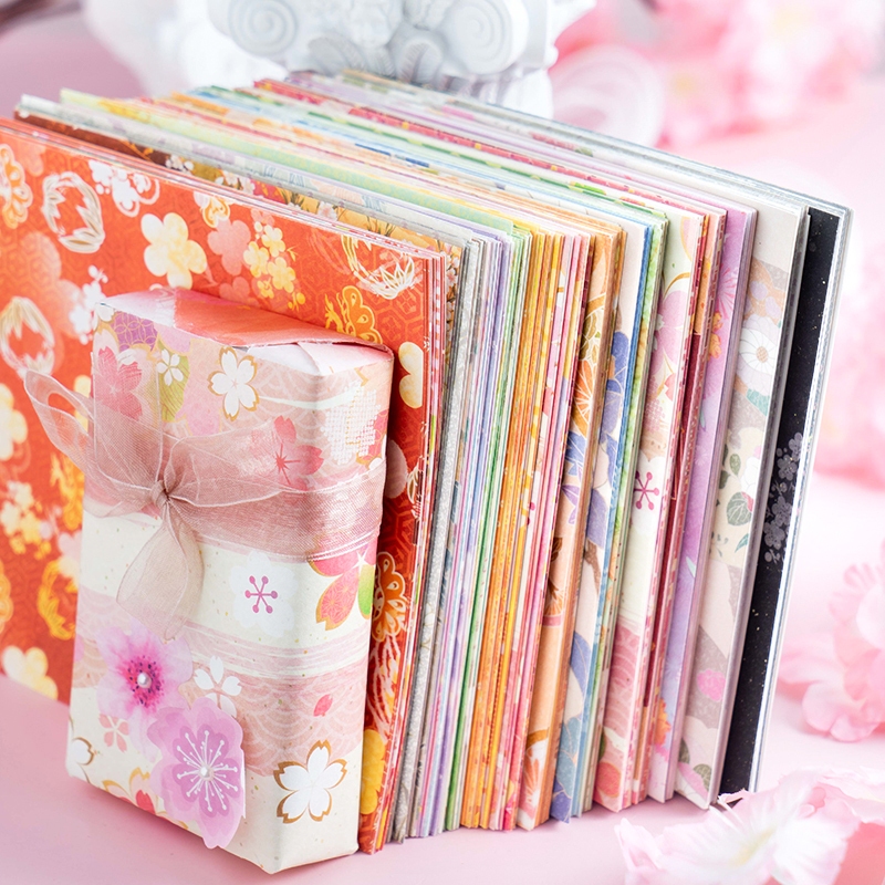 

(8F21) 30 Lembar Kertas Hias Seri Cinta Musim Semi Sakura 14x14cm Untuk Dekorasi Scrapbook Bullet Journal Diary Jurnal Retro Vintage