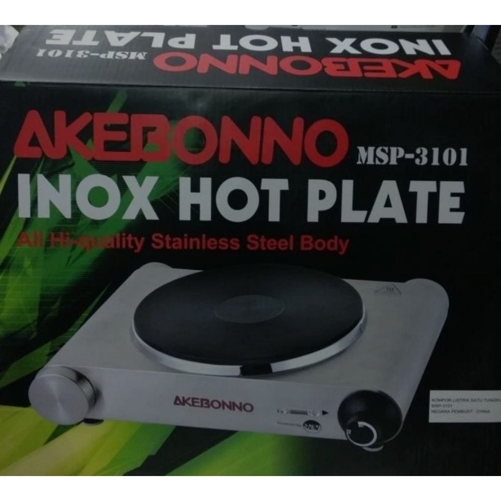 Kompor Listrik Akebonno 900 watt MSP3101
