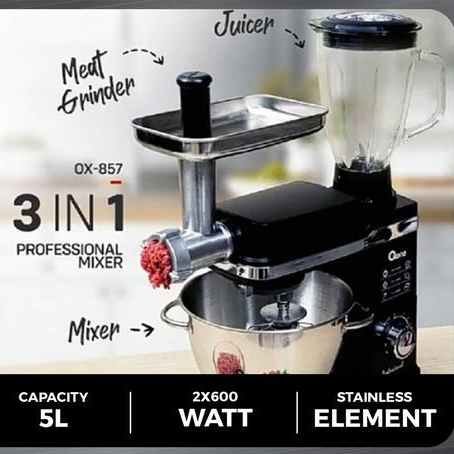 Oxone OX857 Profesional Mixer Blender Grinder Daging Tulang - Kapasitas 5L