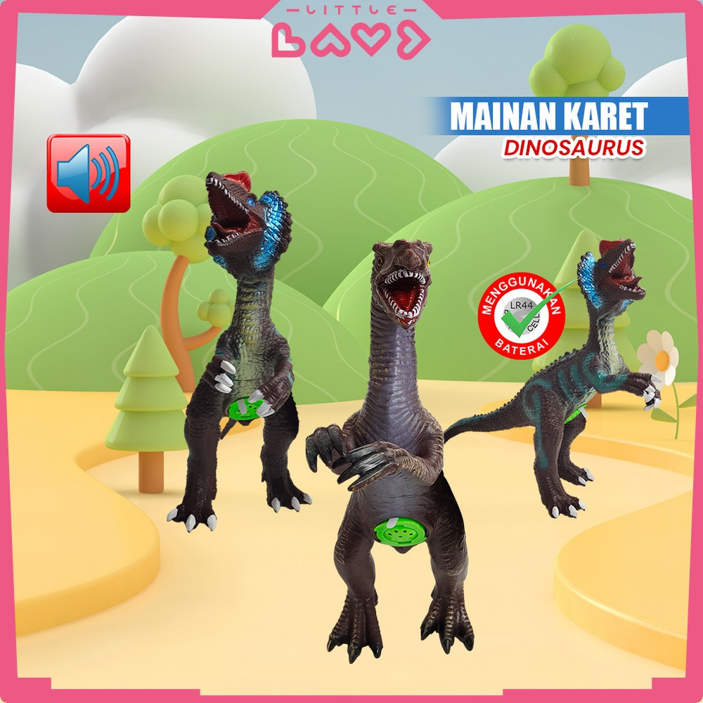 Mainan Edukasi Figure Dino Koleksi Play / Mainan Animal Dinosaurus Karet World / Jurassic Dino Toys 