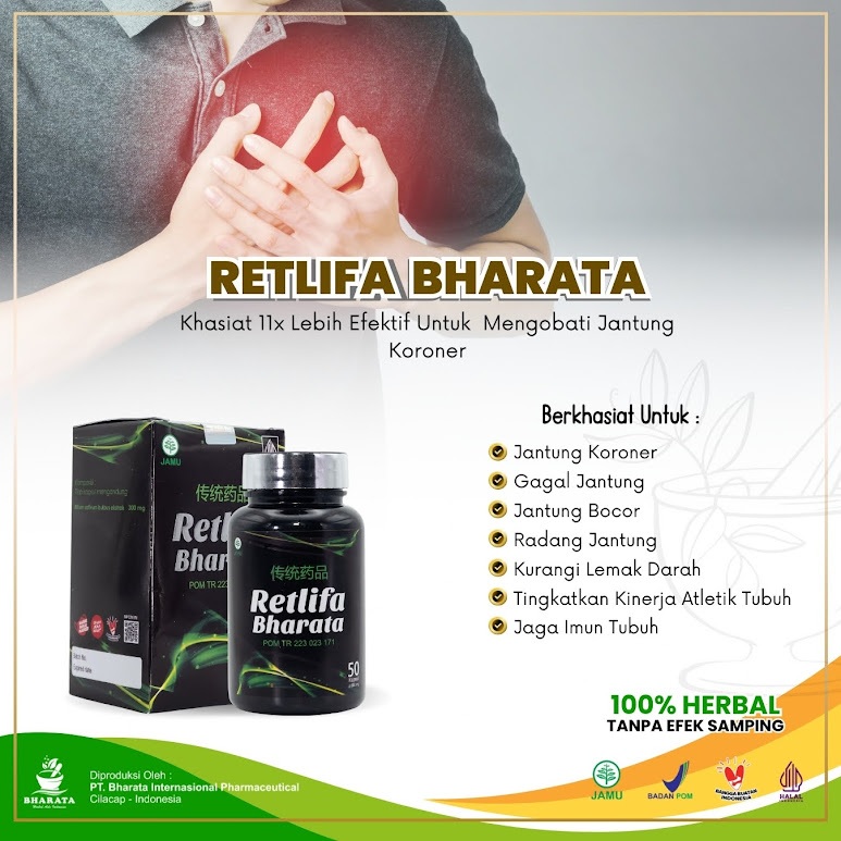 Obat Jantung Koroner - Jantung Bengkak - Lemah Jantung - Retlifa Bharata