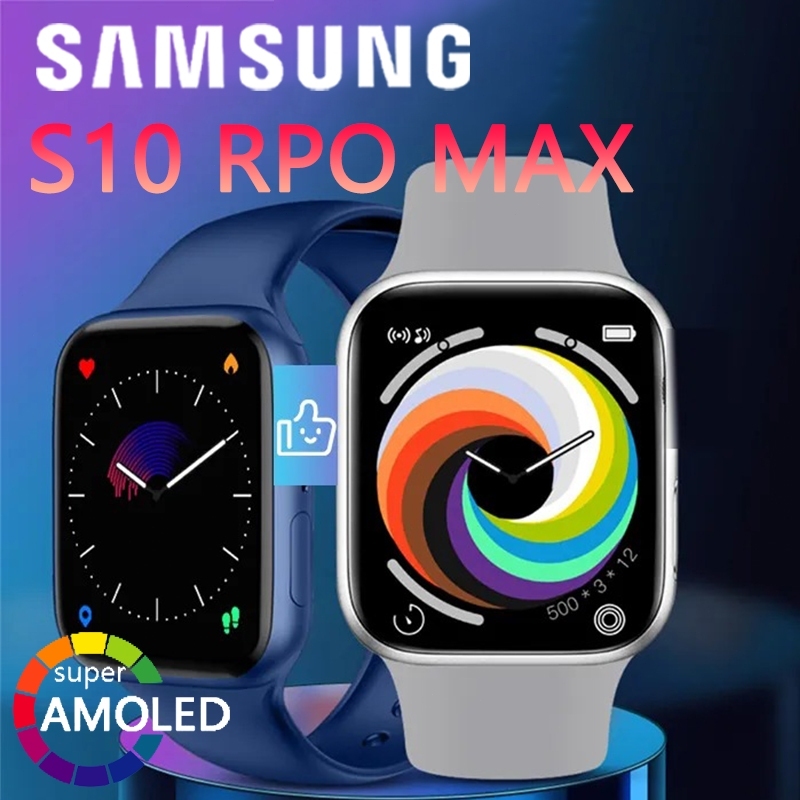【100%Original】Samsung Smart watch 10 MAX Multifungsi watch Smart watch Olahraga