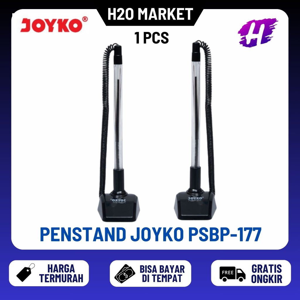

❤️H2O❤️ Ball Pen Stand Joyko PSBP-177 / Pulpen Meja PSBP 177 0.7 mm / Ballpen / Pulpen Tali Kantor