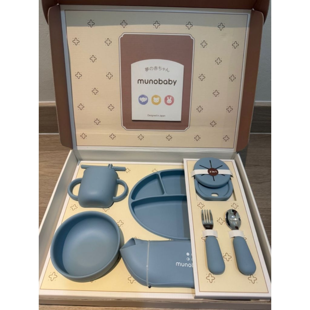 MUNOBABY DELUXE SET - 6PCS Blue