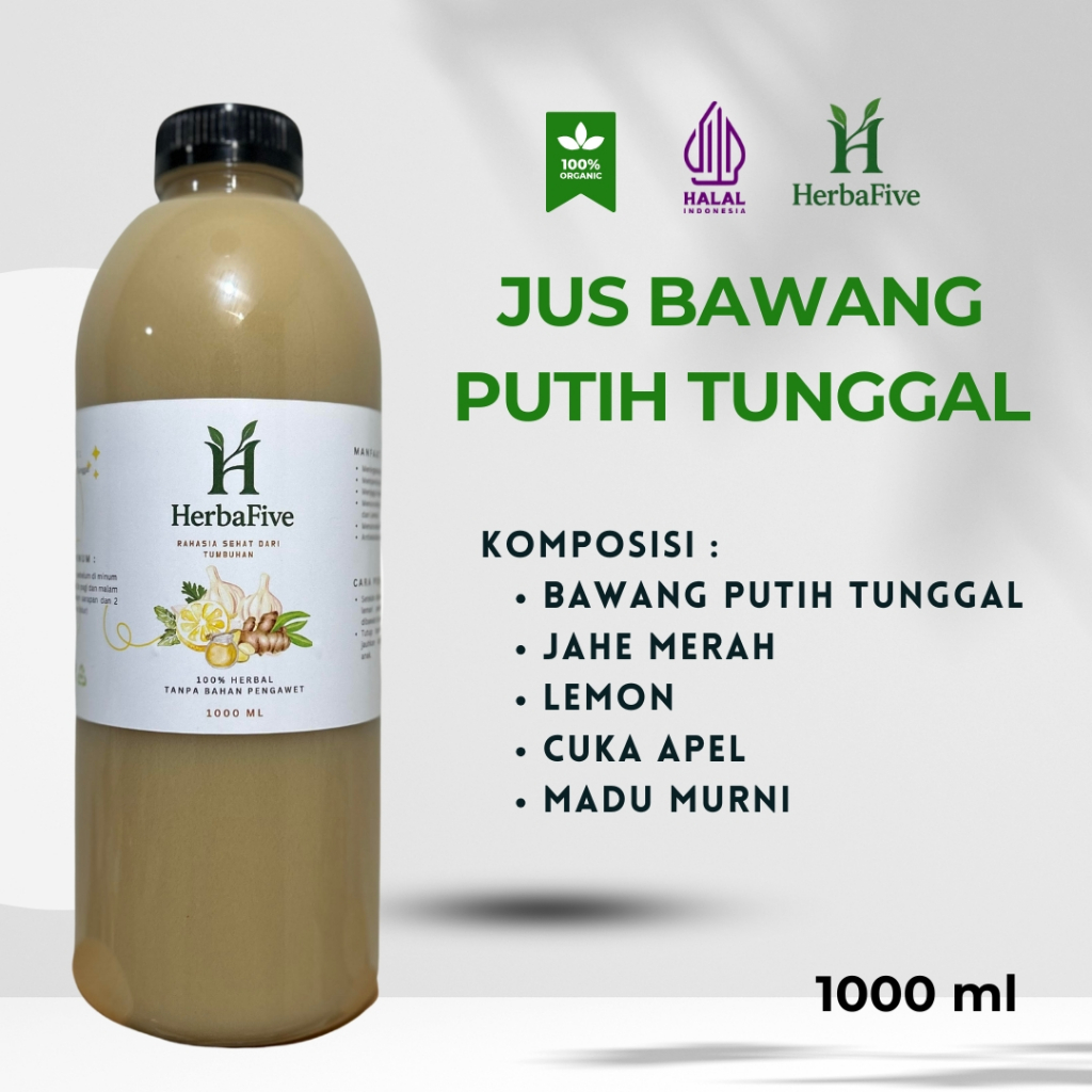 

Herbafive Jus Bawang Putih 1000ml