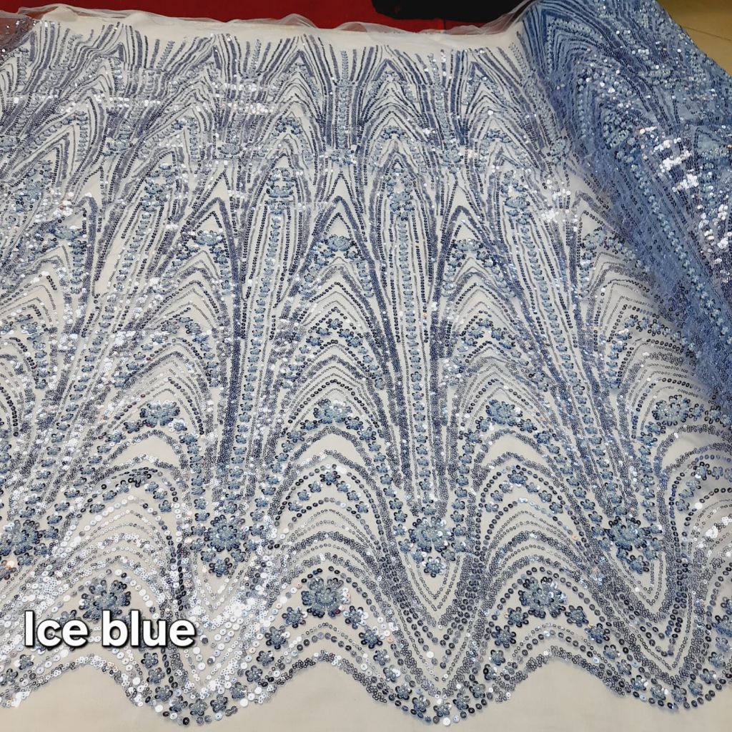 Kain tile payet sworosky jepang / tile payet mewah ful aksesoris