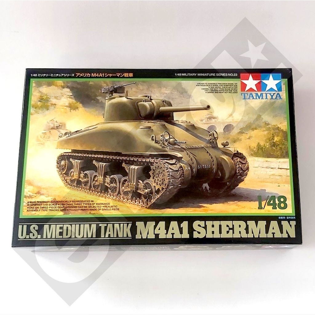 TAMIYA 1/48 M4A1 SHERMAN MM No. 23