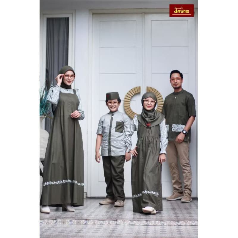 SARIMBIT DANNIS 2025 D'CHANA ARMY /DANNIS ORIGINAL/BAJU COUPLE SERAGAM KELUARGA