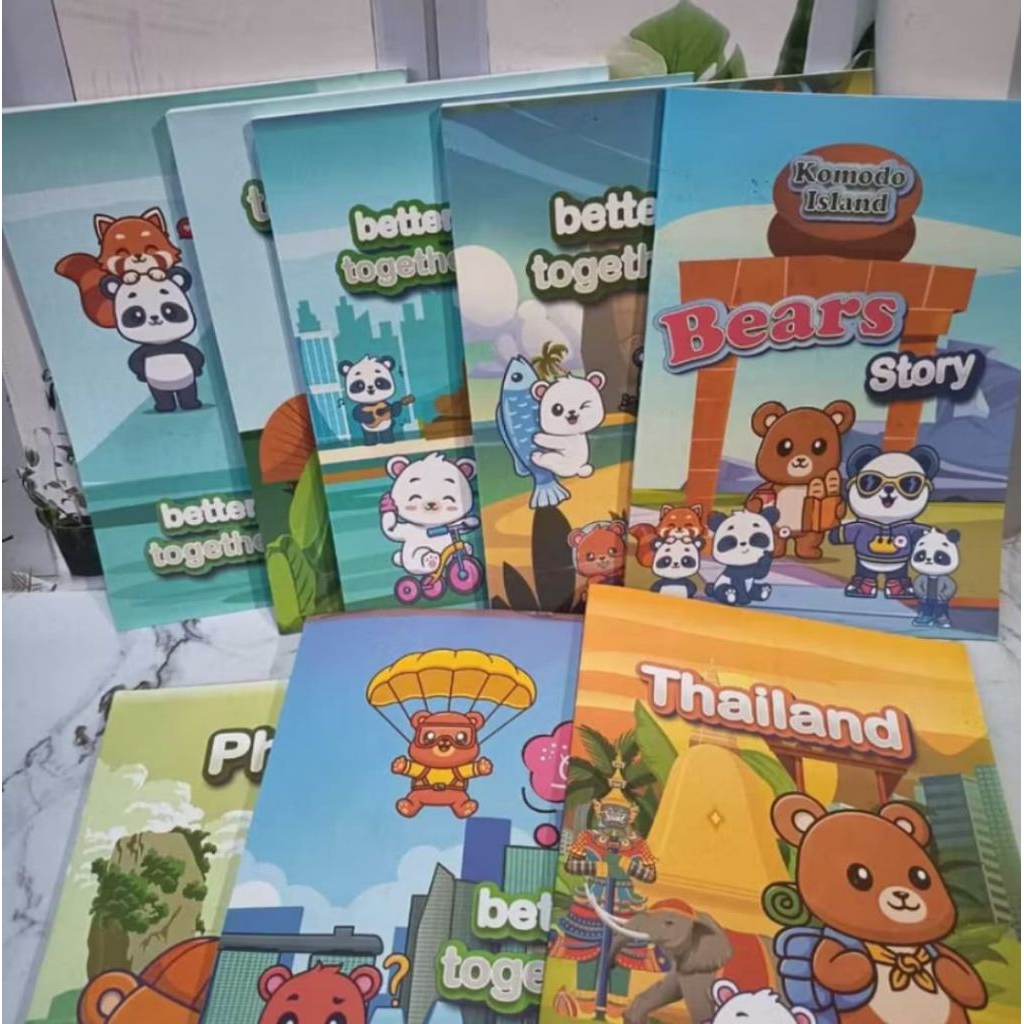 

buku tulis anak 58 lembar ( 1 pack 10 buku )