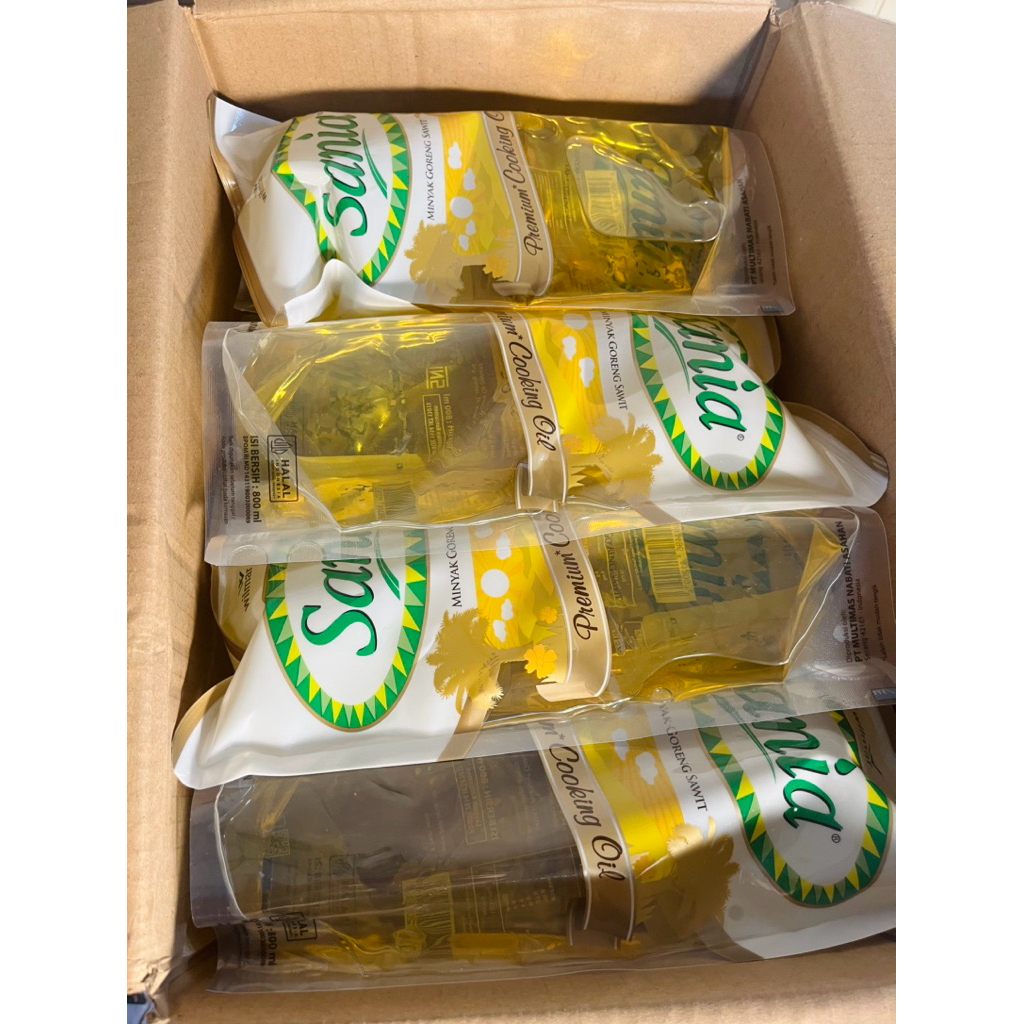

1 Karton Minyak Goreng Sania 800ml isi 12