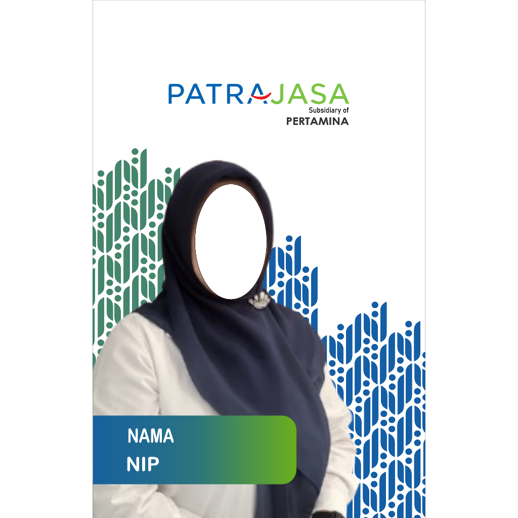 

id card cetak 2 sisi bahan pvc tebal