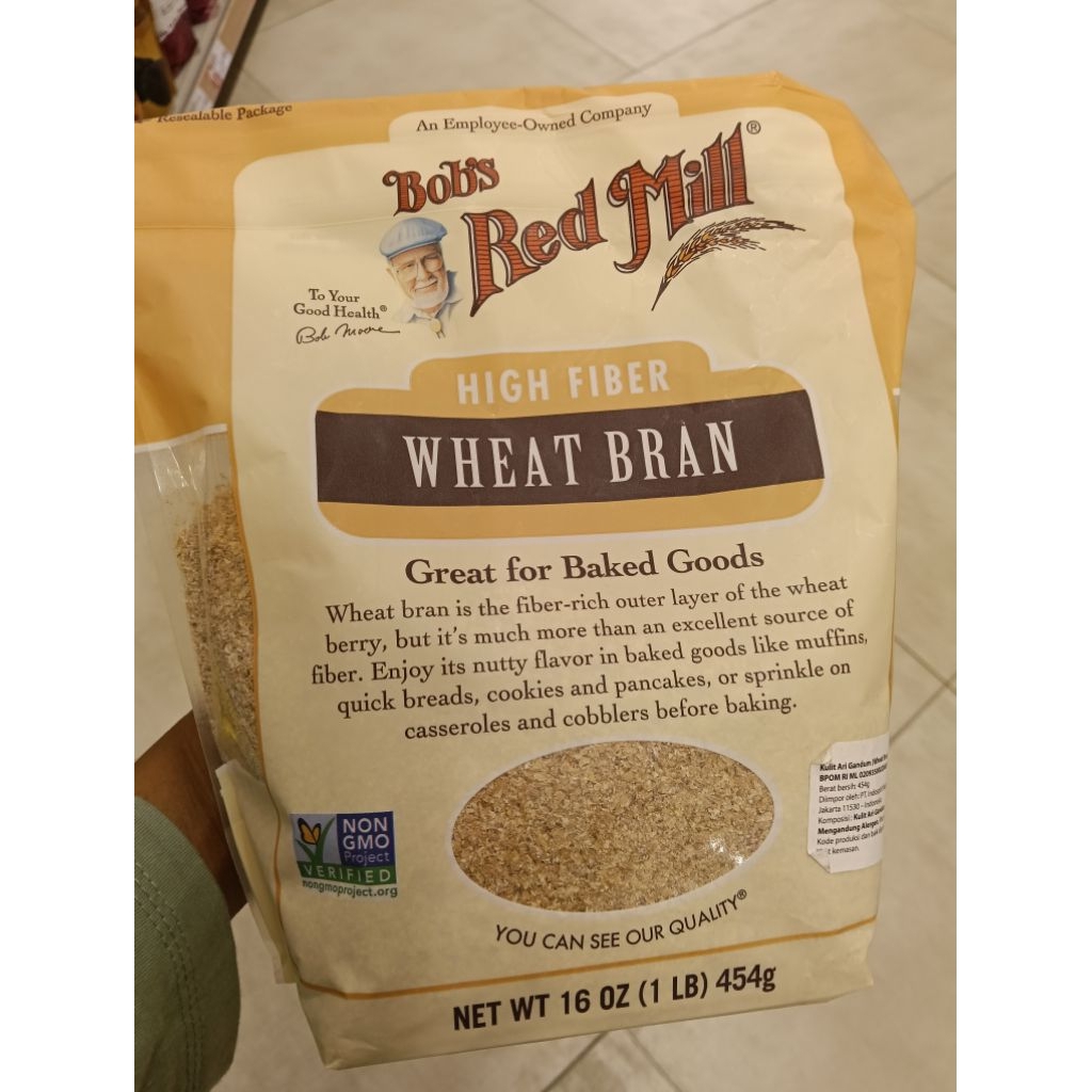 

bobs red mill wheat bran 454gr