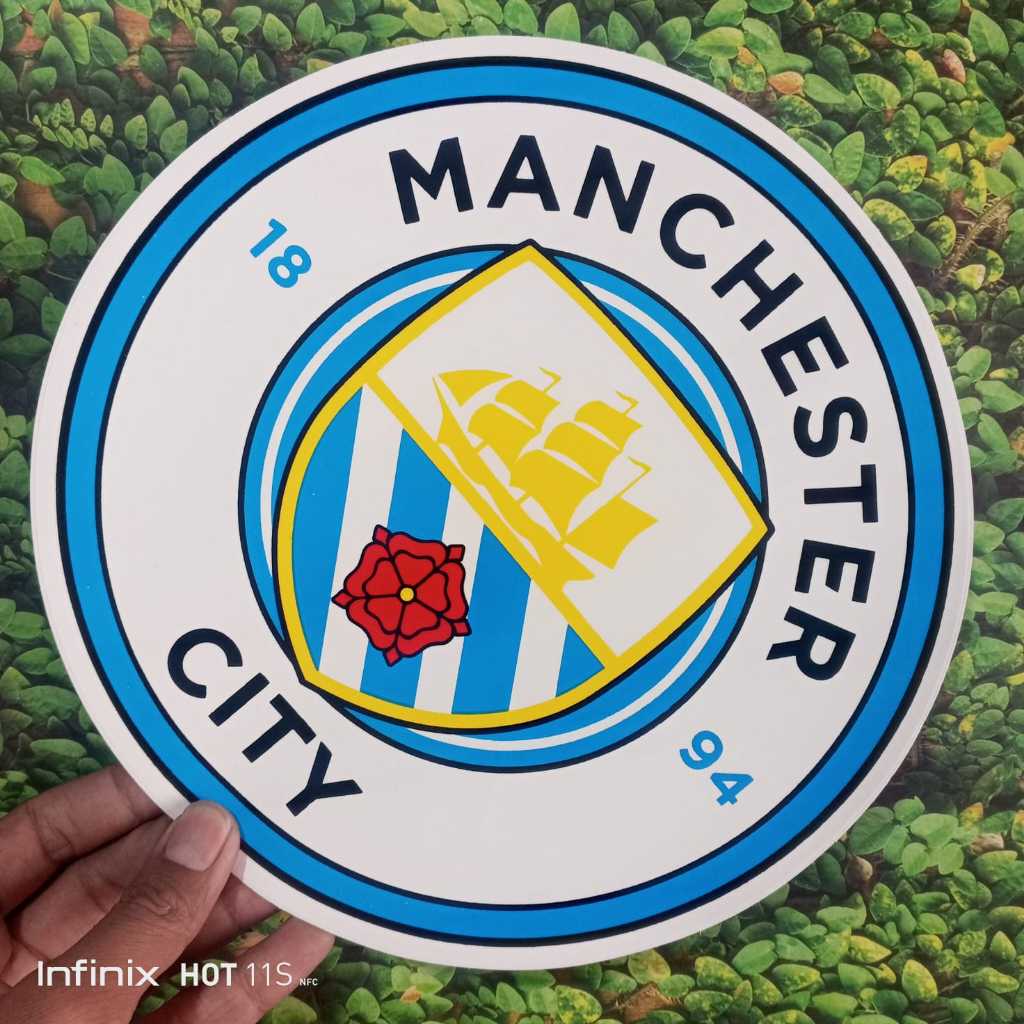 

Stiker Manchester City / The Citizens Ukuran Besar / Stiker Klub Bola / Club Sticker / Stiker Mobil Motor