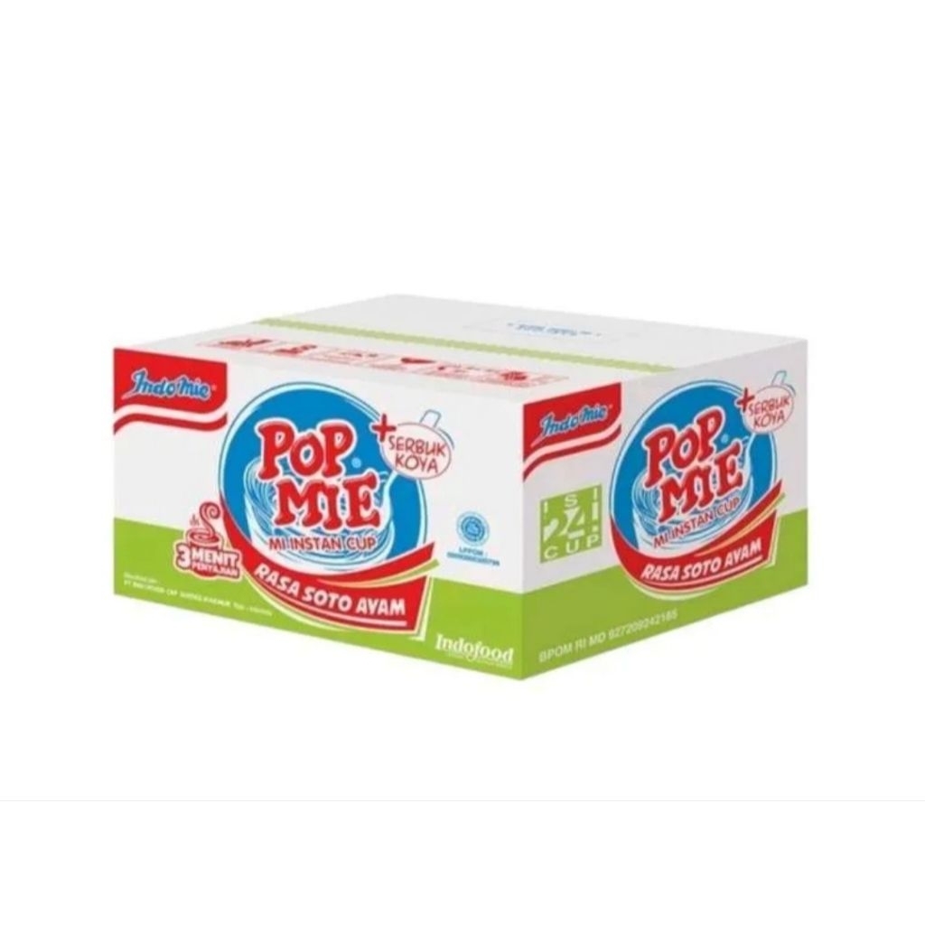 

POP MIE RASA SOTO AYAM 1 DUS ISI 24 PCS