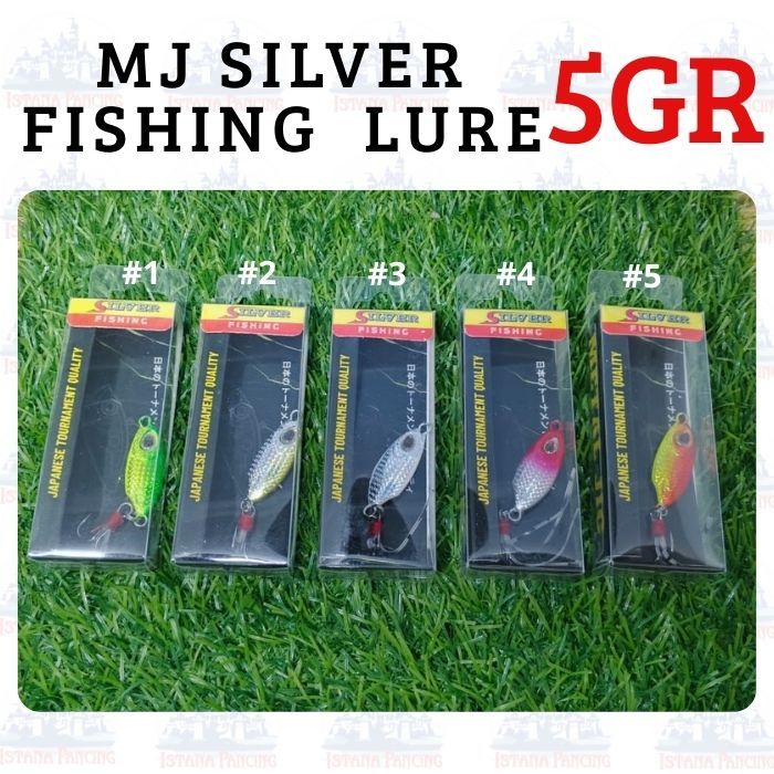 UMPAN METAL JIG  SILVER FISHING LURE 5GR/10GR|UMPAN PANCING MANIA|
