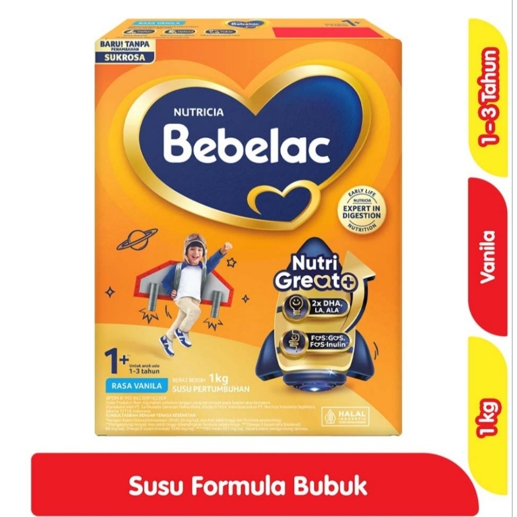 

BEBELAC 3 USIA 1-3 TAHUN RASA VANILA 1KG