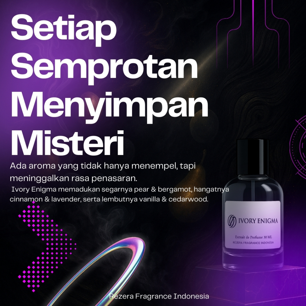 Parfum Pria - Rezera Parfum Ivory Enigma - Extrait De Parfum - Parfum pria tahan lama