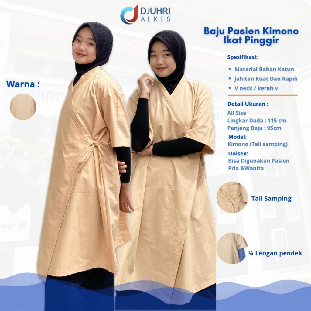 Kimono pasien|Baju Pasien Kimono|Tali Samping