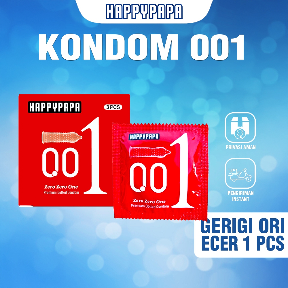 Happypapa 001 Kondom Gerigi Original 1 Pcs