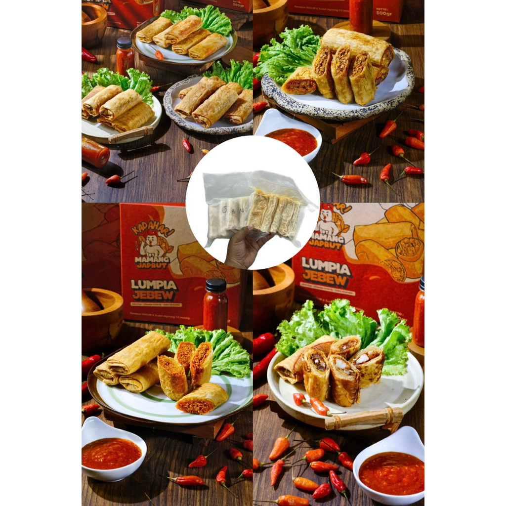 

[ASLI PUNYA SELEBGRAM] LUMPIAH JEBEW IDIJAFAR ISI 5 PCS + SAOS PADANG MERCON