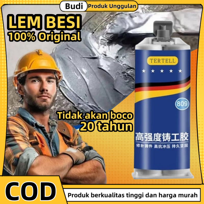 Lem AB Besi Super Kuat Tahan Panas Lem Perekat Super Untuk Reparasi Mobil Rumah (Lem Besi Kayu Kaca 