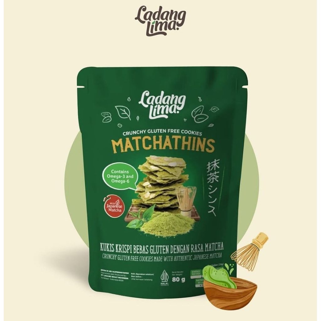 

Cookies Matchathins - Gluten Free - Ladang Lima
