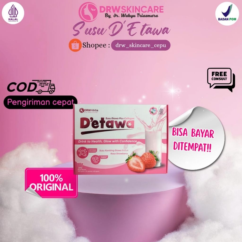 

SUSU D'ETAWA PLUS COLLAGEN | MELLY DRW SKINCARE CEPU