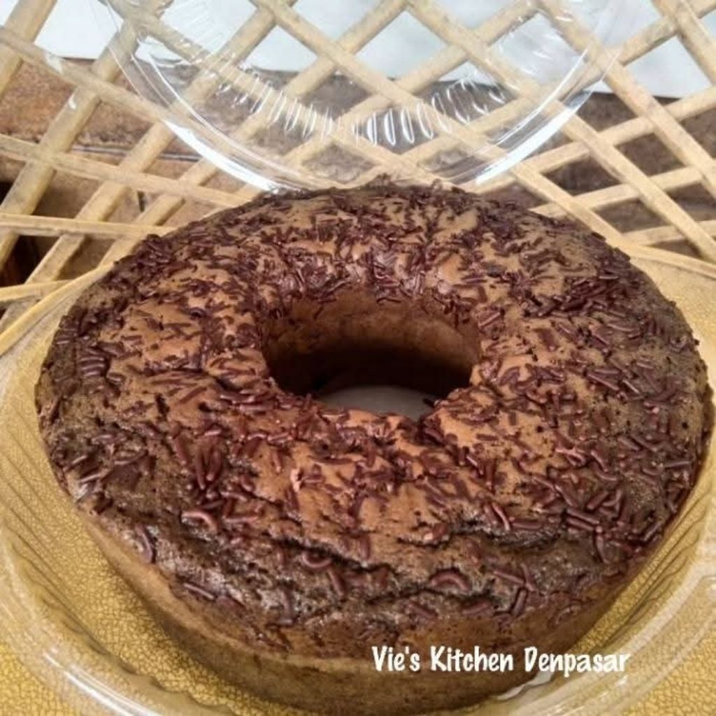 

Bolu Panggang Jadul Coklat Topping Meses