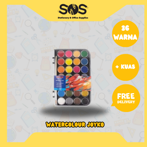 

Watercolor Set Cat Air Joyko WC-3 28 Warna 1 PCS