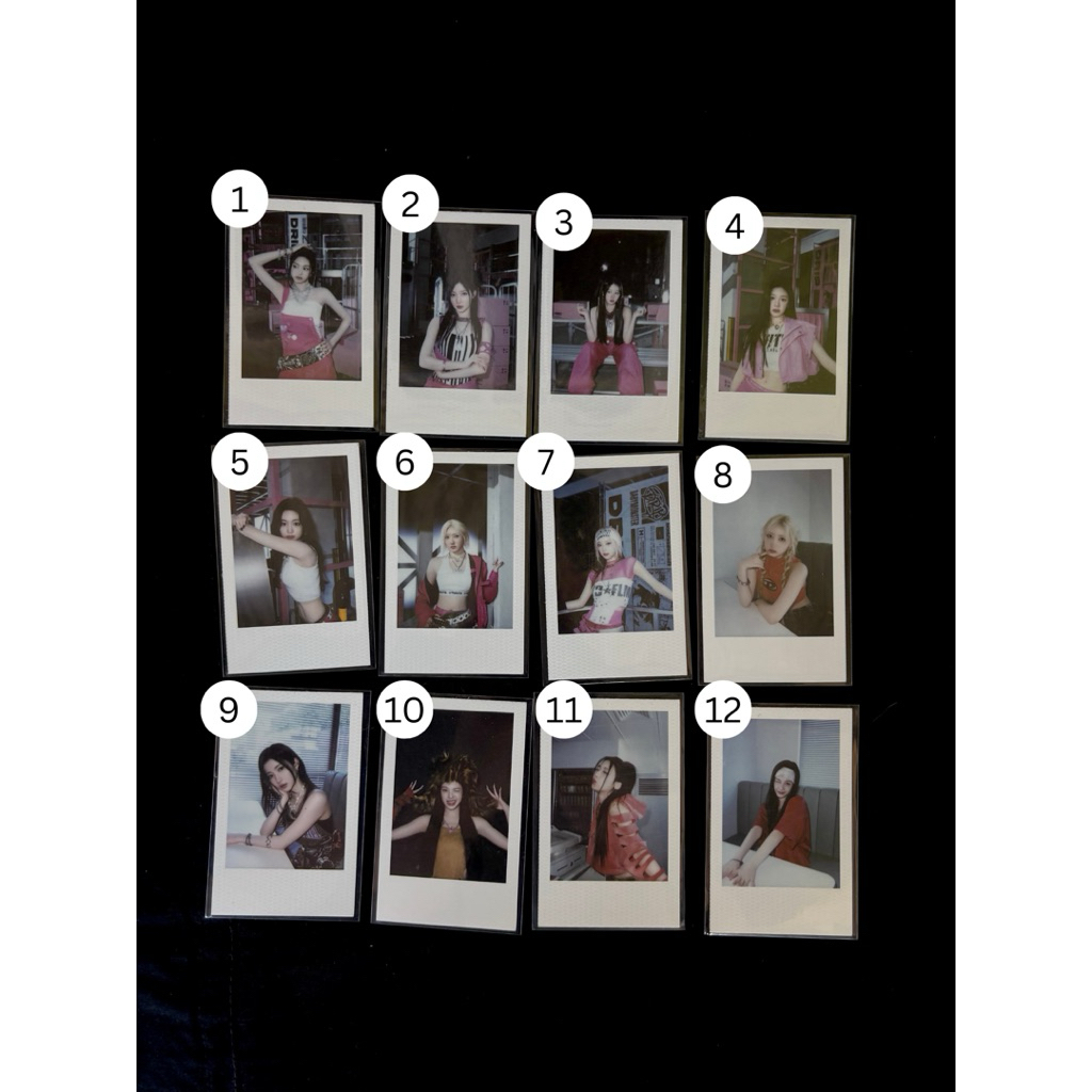 Photocard BABY MONSTER Polaroid Ver Hello Monster (Baca Deskripsi Sebelum Membeli)