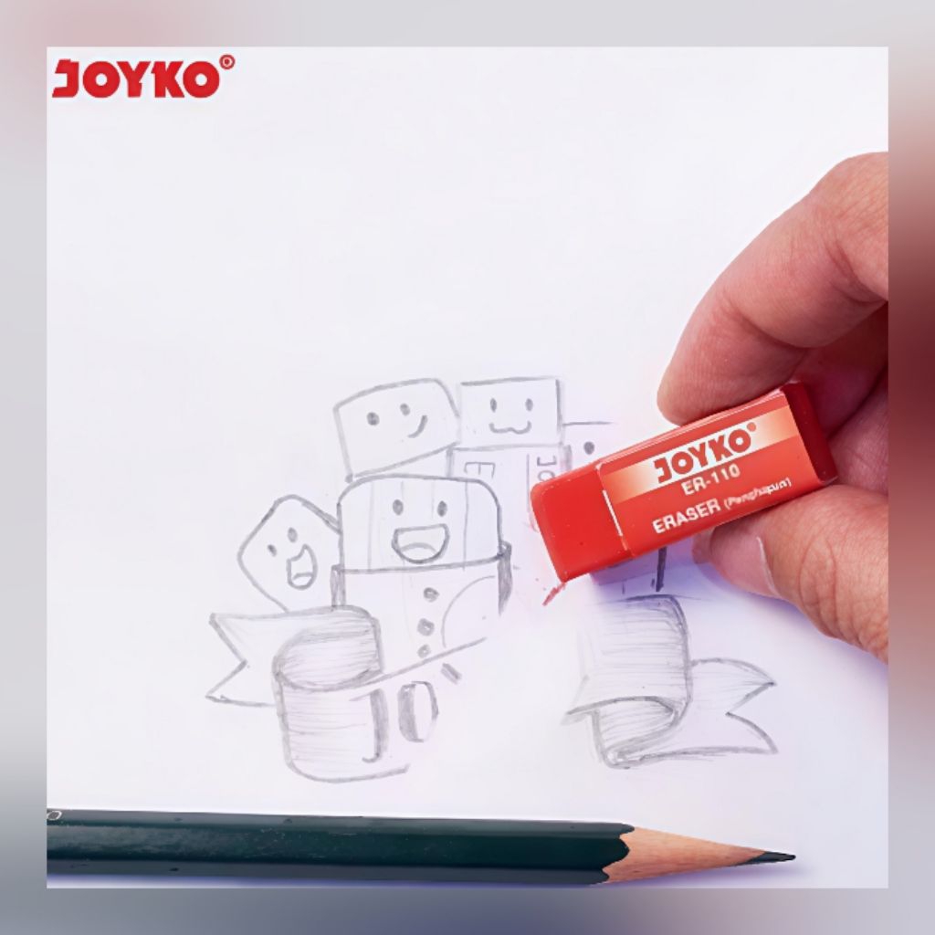 

Joyko Penghapus Pensil Warna Warni ER-110 Eraser Alat Tulis Kantor Sekolah Stationary Termurah Terlaris Best Seller Viral Gasing