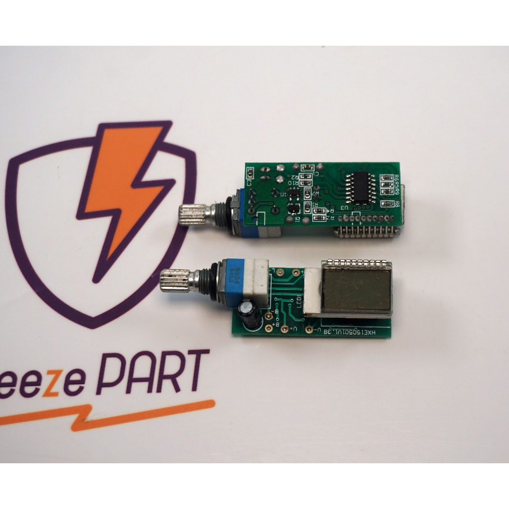 Modul PWM Senter Kepala Headlight LCD input Baterai 3.7V 18650 with switch potensiometer