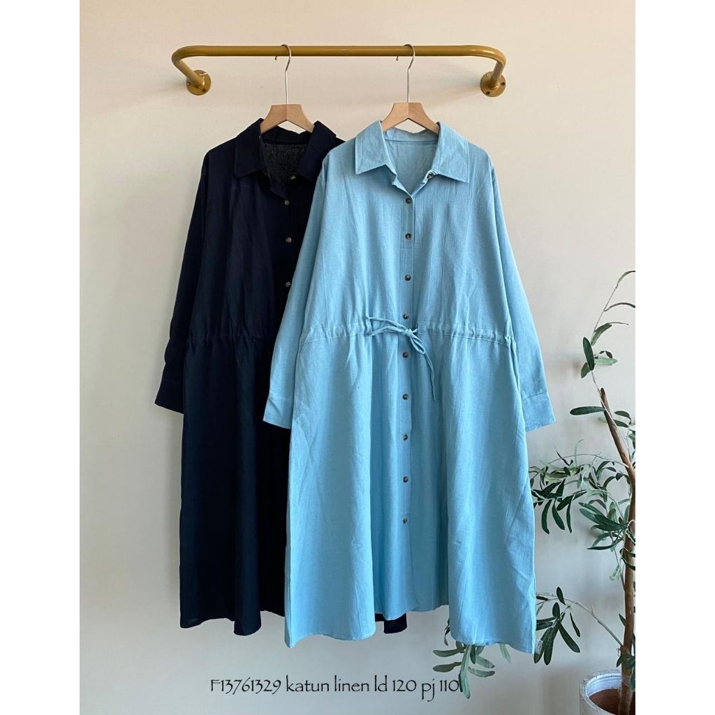 tunik katun linen