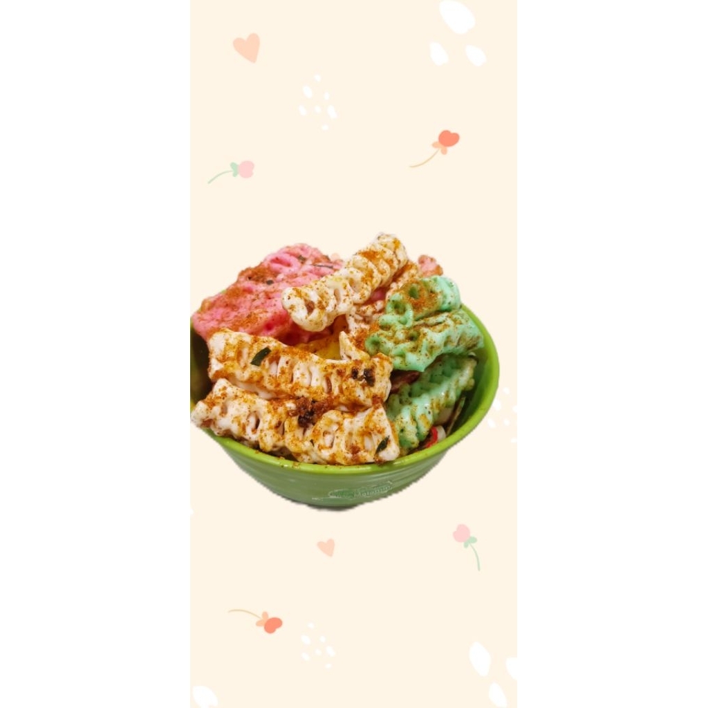 

Seblak kering pedas daun jeruk / Sebring pedas melimpah