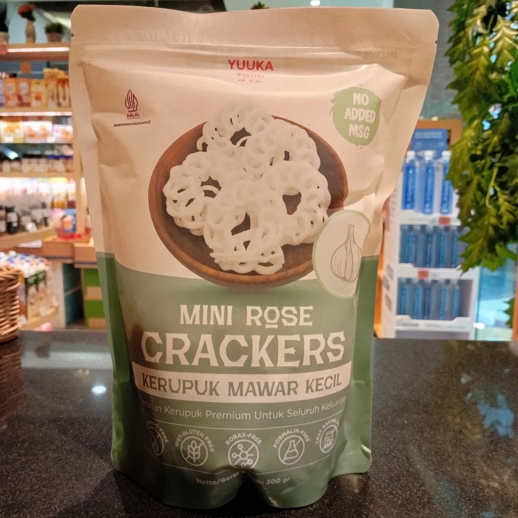 

Yuuka Food, Mini Rose Kerupuk Bawang 300gr