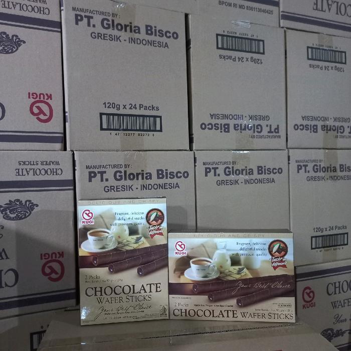 

wafer stick kugi 120 gram 1 dus isi 24 pcs