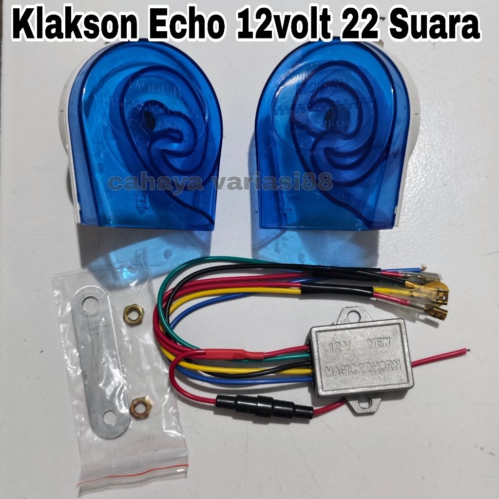 Klakson Echo 12volt 22 Suara Klakson Motor Echo 22 Mode Suara Klakson Echo Universal