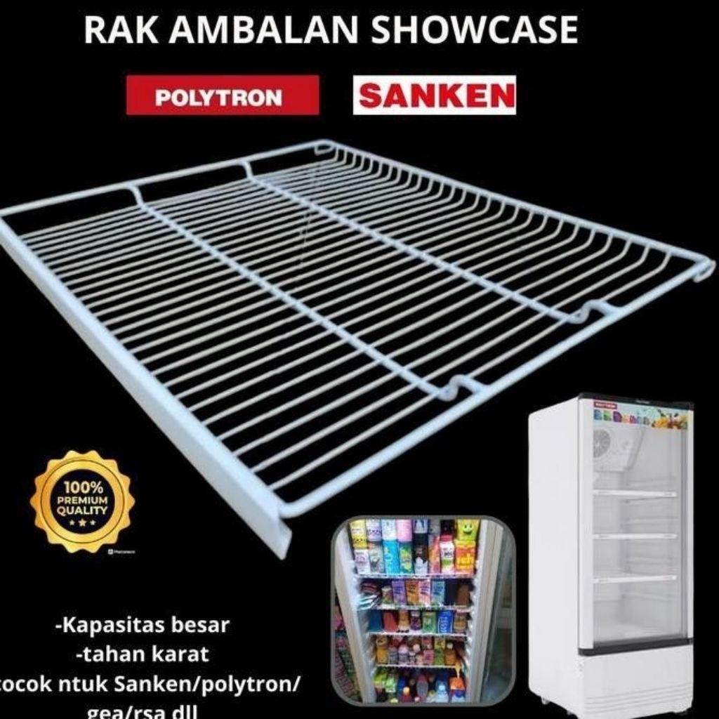 Rak ambalan showcase