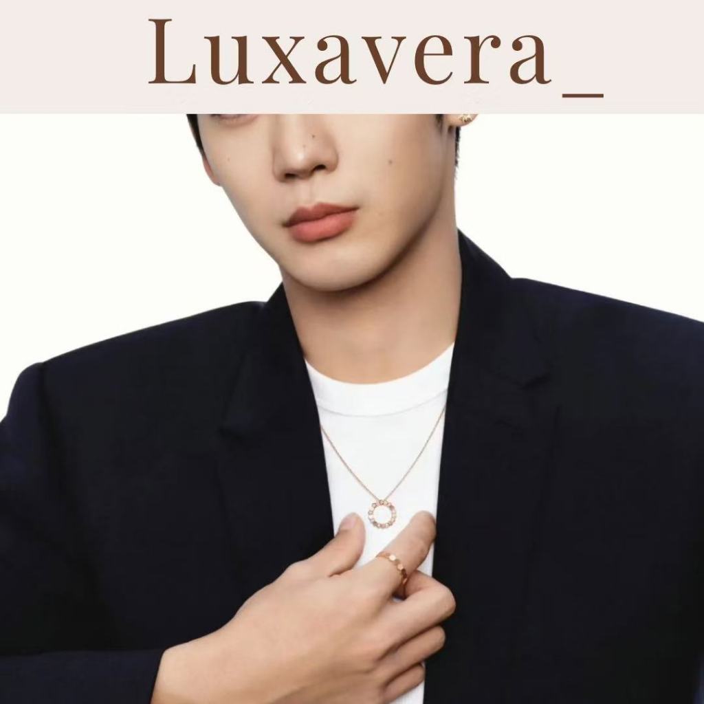 Pre Order Kalung Liontin Bentuk Sarang Lebah Hexagon Rose Gold Mewah Zircon Berkilau Desain Elegan M