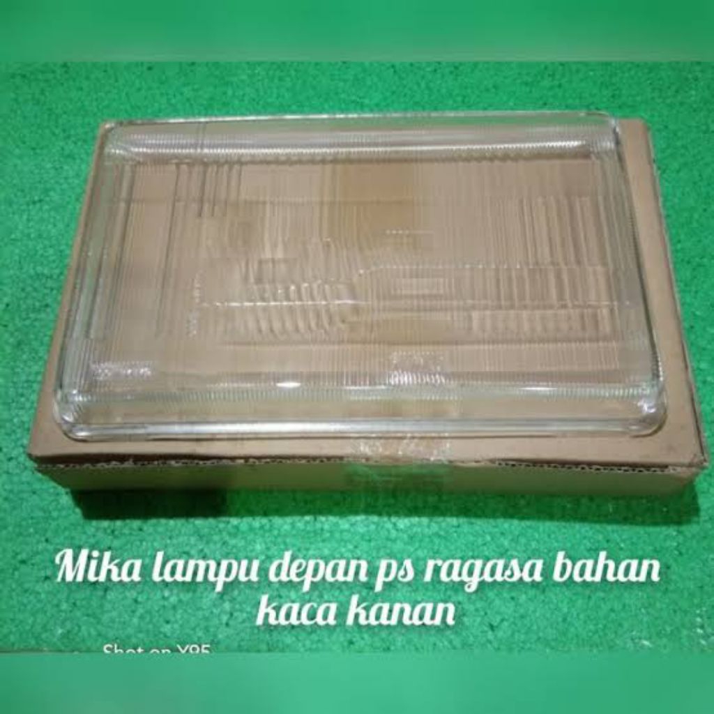 KACA MIKA LAMPU DEPAN/BESAR RAGASA