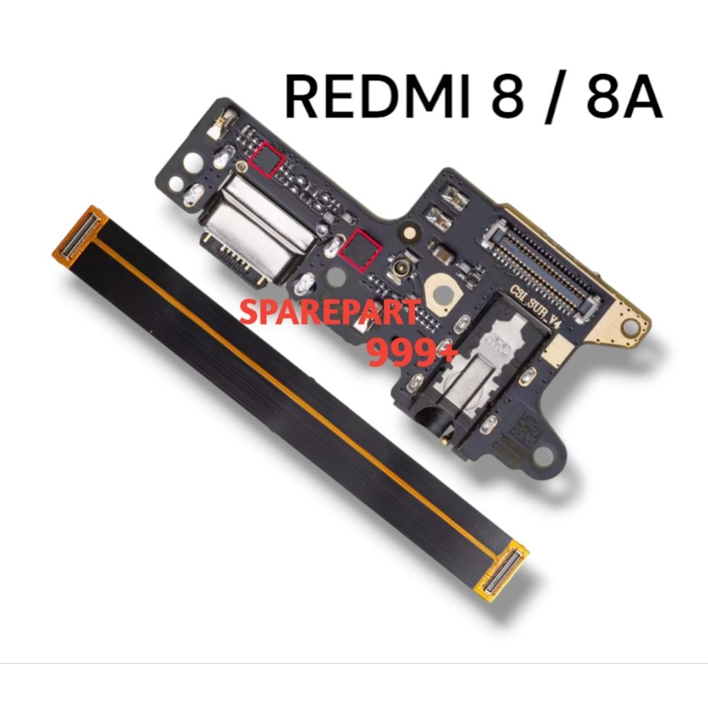 PAPAN CAS XIAOMI REDMI 8 REDMI 8A PAPAN KONEKTOR CAS CON CHARGER XIAOMI REDMI 8 REDMI 8A ORIGINAL + 