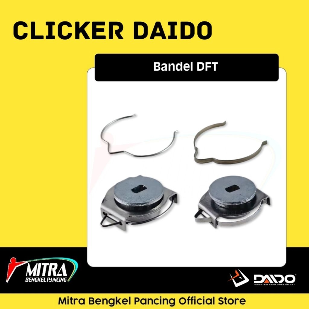 Clicker Daido Kawat & Plat 1000 - 6000 Sparepart Original Reel Pancing