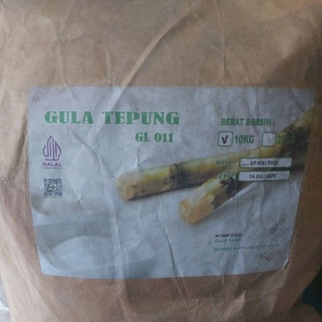 

GULA TEPUNG 10 KG