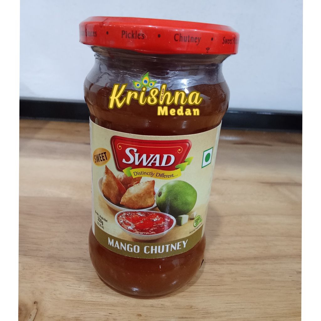 

Swad Mango Chutney Sweet 350gr | Sambal(Saus) Mangga Manis
